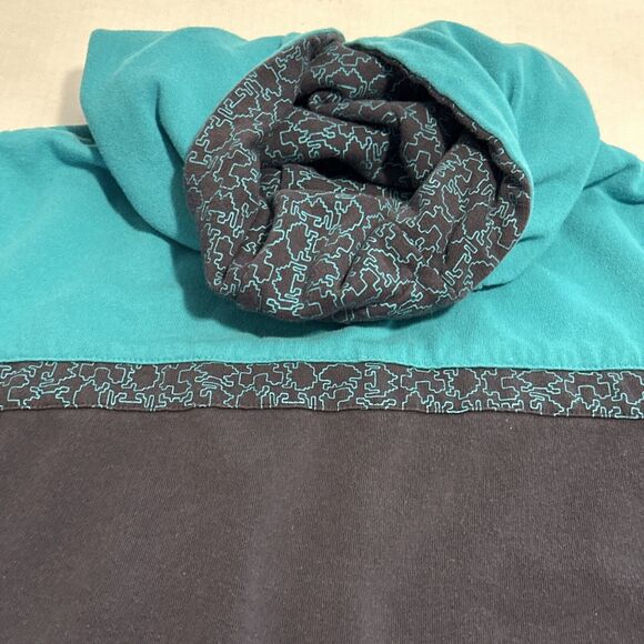 Jinx‎ Sweatshirt Mens Large Blue Cotton Blend Hooded Full Zip - Picture 15 of 15